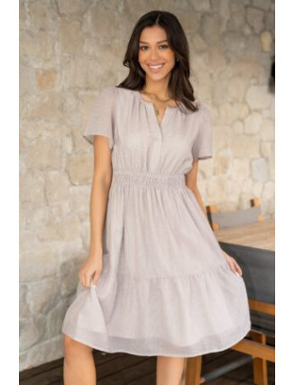 Short Dress | Natural
