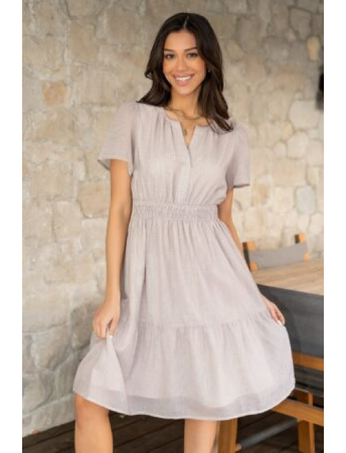 Short Dress | Natural