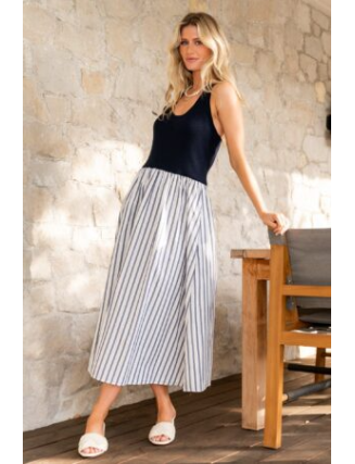 Tank Dress | Navy Stripe