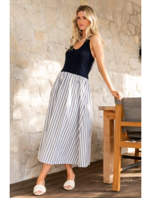 Tank Dress | Navy Stripe