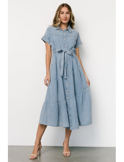 Button Up Dress | Denim