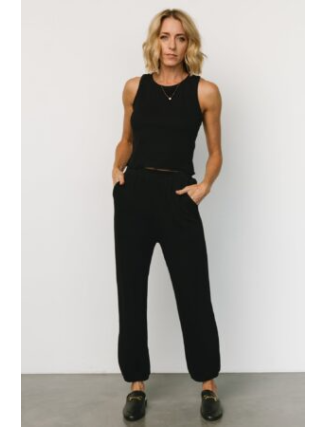 Tank + Jogger Set | Black