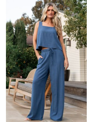 Tank + Pants Set | Deep Blue