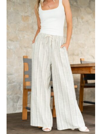 Pants | Natural Multi Stripe