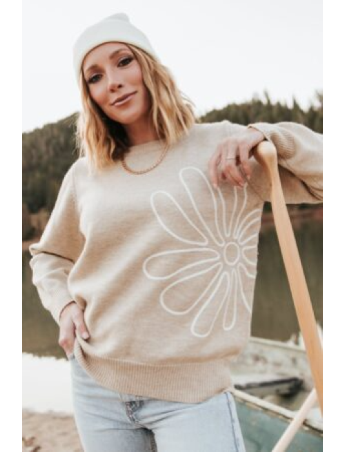 Flower Sweater | Natural