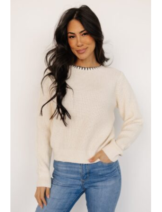 Knit Sweater | Cream