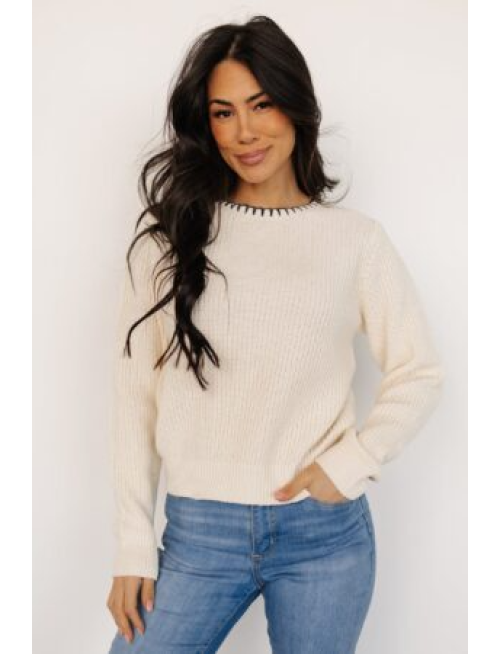Knit Sweater | Cream