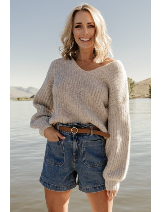 Bubble Sleeve Sweater | Multi