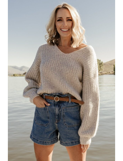 Bubble Sleeve Sweater | Multi