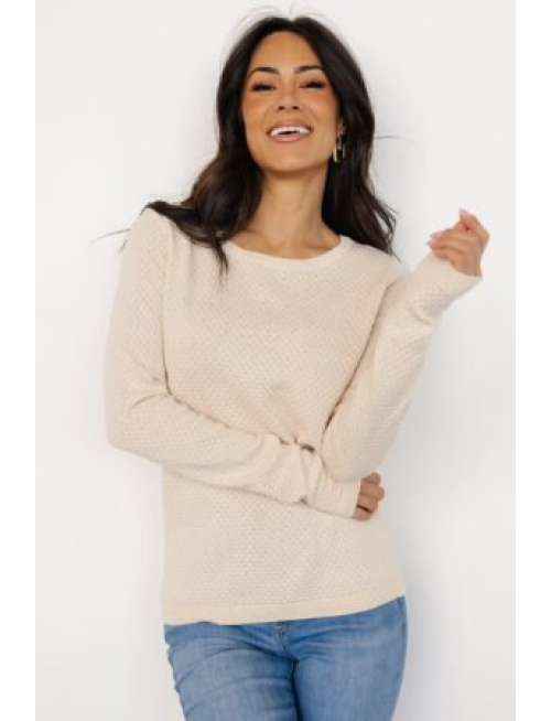 Knit Top | Cream