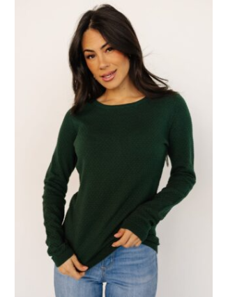 Knit Top | Dark Green