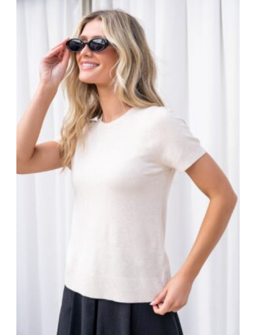 Knit Top | Oatmeal