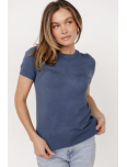 Knit Top | Slate Blue
