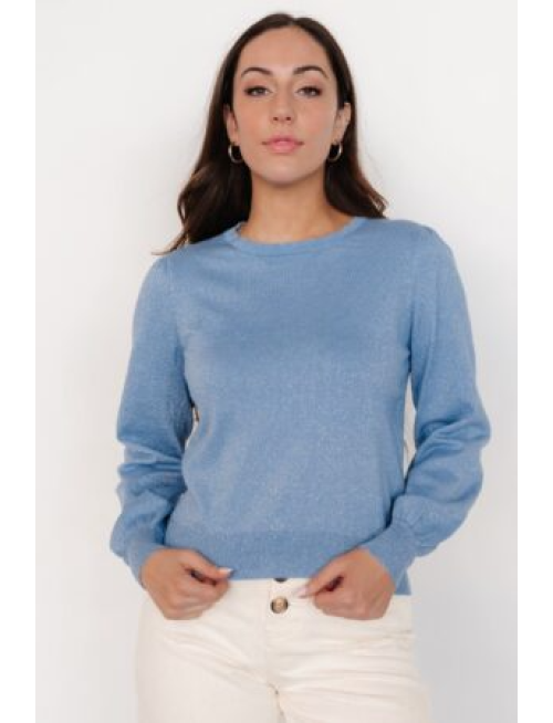 Shimmer Sweater Top | Blue