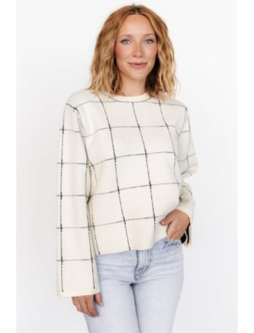 Sweater | Ivory + Black