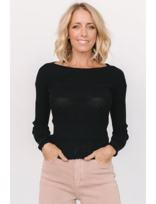 Sweater Top | Black