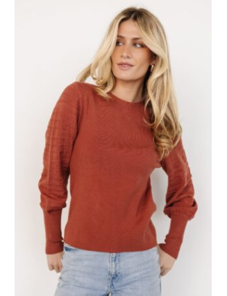 Sweater Top | Brick