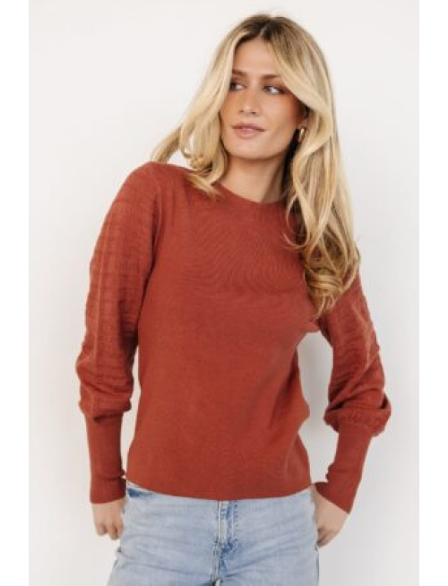 Sweater Top | Brick